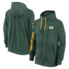 WZY_NFL_Team_Green_Bay_Packers_Zip_UP_Hoodie_Green_W1