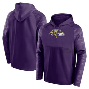 Officially Licensed NFL Team Hoodie Baltimore Ravens Football Gear Purple,Long Sleeve 3D Graphic Hooded Sweatshirt for Unisex america football hoodie merchandise 