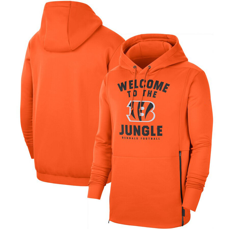 Officially Licensed NFL Team Hoodie Cincinnati Bengals Football Apparel Orange,Long Sleeve 3D Graphic Hooded Sweatshirt for Unisex america football hoodie merchandise