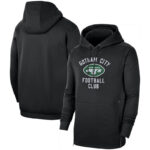 Officially Licensed NFL Team Hoodie Gotham City New York Jets Gear Black,Long Sleeve 3D Graphic Hooded Sweatshirt for Unisex america football hoodie merchandise