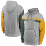 NFL Team Hoodie Green Bay Packers Footbatll Apparel Grey,Classic Team Logo - Long Sleeve Unisex Adult Pullover Hoodie - Officially Licensed NFL Apparel