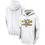 Officially Licensed NFL Team Hoodie Green Bay Packers Go Pack Apparel White,Long Sleeve 3D Graphic Hooded Sweatshirt for Unisex america football hoodie merchandise