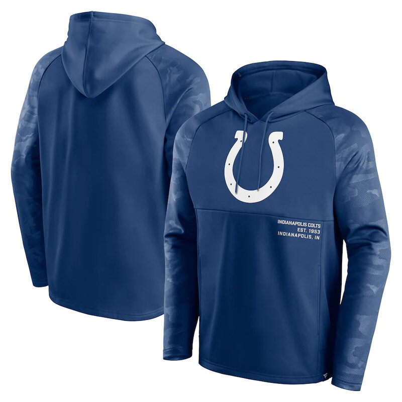 Officially Licensed NFL Team Hoodie Indianapolis Colts Football Gear Blue,Long Sleeve 3D Graphic Hooded Sweatshirt for Unisex america football hoodie merchandise