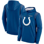 NFL Team apparel - NFL Team Hoodie Indianapolis Colts Football Wear Blue,long sleeve drawstring hooded Football wear with front pockets
