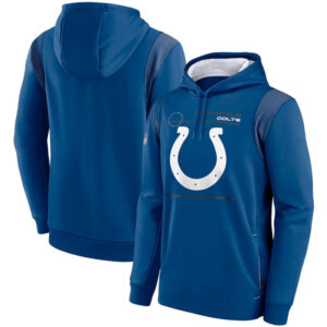 NFL Team apparel - NFL Team Hoodie Indianapolis Colts Football Wear Blue,long sleeve drawstring hooded Football wear with front pockets
