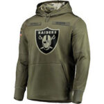 NFL apparel - NFL Team Hoodie Las Vegas Raiders Apparel Arm Green,long sleeve drawstring hooded baseball sweatshirt with front pockets