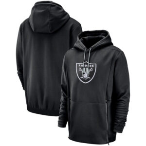 Officially Licensed NFL Team Hoodie Las Vegas Raiders Football Apparel Black,Long Sleeve 3D Graphic Hooded Sweatshirt for Unisex america football hoodie merchandise 