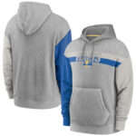 NFL Team Hoodie Los Angeles Rams Footbatll Apparel Grey,Classic Team Logo - Long Sleeve Unisex Adult Pullover Hoodie - Officially Licensed NFL Apparel