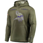 NFL apparel - NFL Team Hoodie Minnesota Vikings Apparel Arm Green,long sleeve drawstring hooded baseball sweatshirt with front pockets