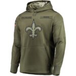 NFL apparel - NFL Team Hoodie New Orleans Saints Apparel Arm Green,long sleeve drawstring hooded baseball sweatshirt with front pockets