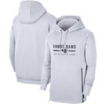 Officially Licensed NFL Team Hoodie VAMOS RAMS Los Angeles Rams Gear White,Long Sleeve 3D Graphic Hooded Sweatshirt for Unisex america football hoodie merchandise