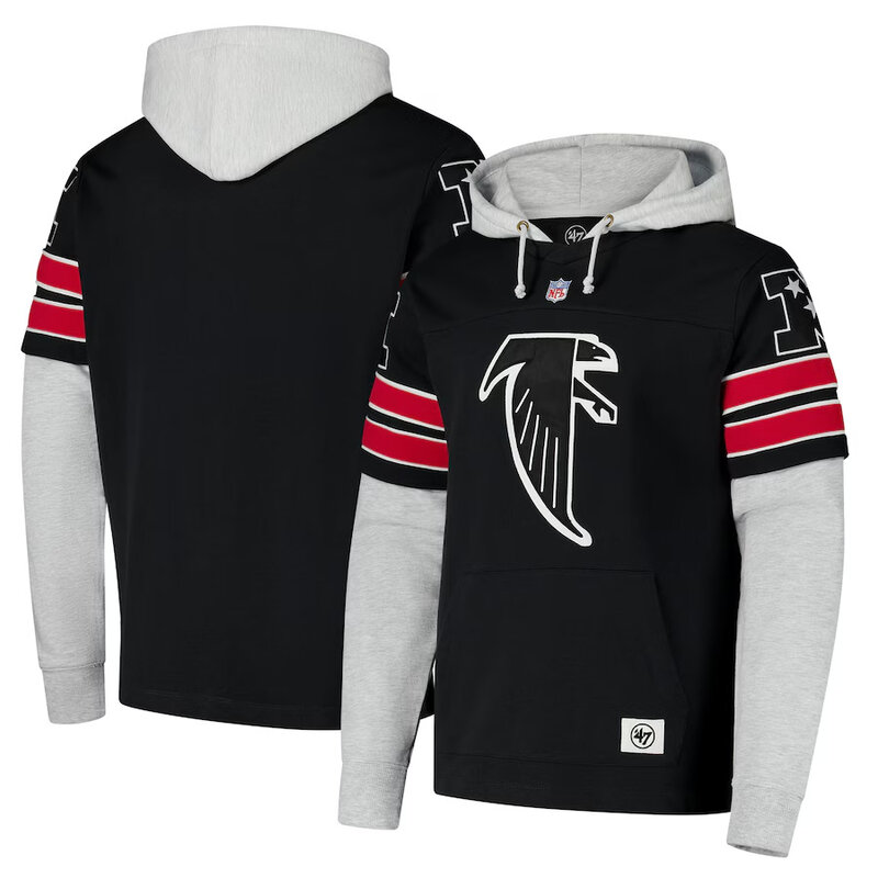 NFL Team Logo Atlanta Falcons Pullover Hoodie,Classic Team Logo - Long Sleeve Unisex Adult Pullover Hoodie - Officially Licensed NFL Apparel