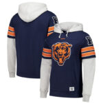 NFL Team Logo Chicago Bears Pullover Hoodie,Classic Team Logo - Long Sleeve Unisex Adult Pullover Hoodie - Officially Licensed NFL Apparel
