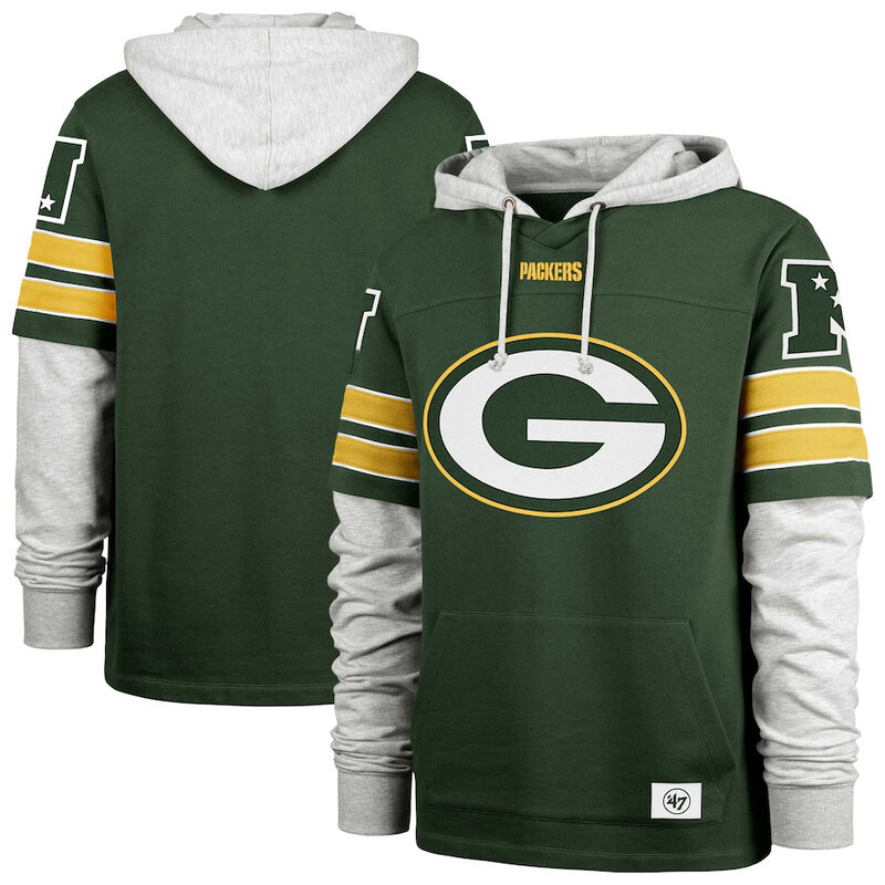 NFL Team Logo Green Bay Packers Pullover Hoodie,Classic Team Logo - Long Sleeve Unisex Adult Pullover Hoodie - Officially Licensed NFL Apparel