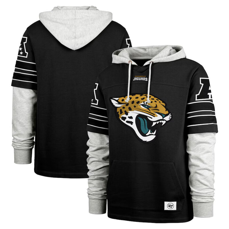 NFL Team Logo Jacksonville Jaguars Pullover Hoodie,Classic Team Logo - Long Sleeve Unisex Adult Pullover Hoodie - Officially Licensed NFL Apparel