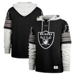 NFL Team Logo Las Vegas Raiders Pullover Hoodie,Classic Team Logo - Long Sleeve Unisex Adult Pullover Hoodie - Officially Licensed NFL Apparel