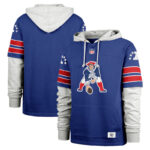 NFL Team Logo New England Patriots Pullover Hoodie,Classic Team Logo - Long Sleeve Unisex Adult Pullover Hoodie - Officially Licensed NFL Apparel