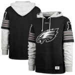 NFL Team Logo Philadelphia Eagles Pullover Hoodie,Classic Team Logo - Long Sleeve Unisex Adult Pullover Hoodie - Officially Licensed NFL Apparel