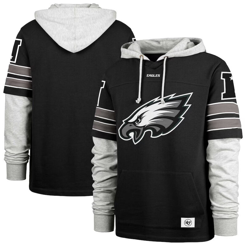 NFL Team Logo Philadelphia Eagles Pullover Hoodie,Classic Team Logo - Long Sleeve Unisex Adult Pullover Hoodie - Officially Licensed NFL Apparel