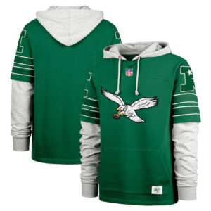 NFL Team Logo Philadelphia Eagles Pullover Hoodie,Classic Team Logo - Long Sleeve Unisex Adult Pullover Hoodie - Officially Licensed NFL Apparel