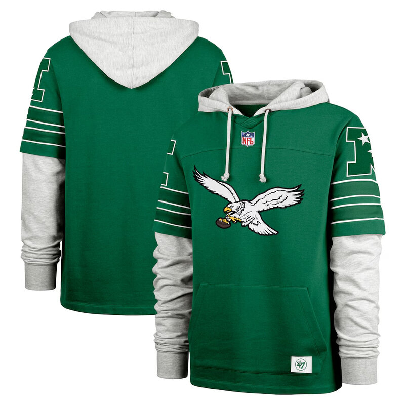 NFL Team Logo Philadelphia Eagles Pullover Hoodie,Classic Team Logo - Long Sleeve Unisex Adult Pullover Hoodie - Officially Licensed NFL Apparel