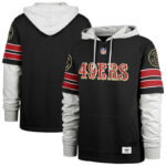 NFL Team Logo San Francisco 49ers Pullover Hoodie,Classic Team Logo - Long Sleeve Unisex Adult Pullover Hoodie - Officially Licensed NFL Apparel