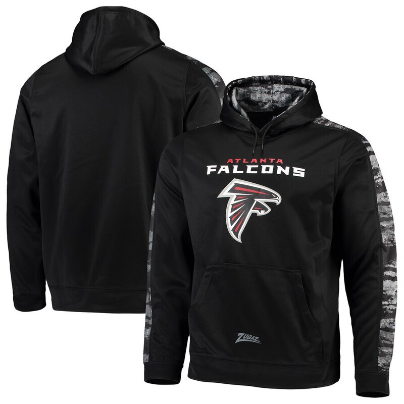 NFL Team Logos Pullover Hoodie Atlanta Falcons Gear Black,Classic Team Logo - Long Sleeve Unisex Adult Pullover Hoodie - Officially Licensed NFL Apparel