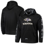 NFL Team Logos Pullover Hoodie Baltimore Ravens Gear Black,Classic Team Logo - Long Sleeve Unisex Adult Pullover Hoodie - Officially Licensed NFL Apparel