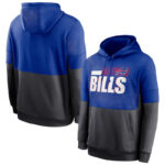 Officially Licensed NFL Team Logos Pullover Hoodie Buffalo Bills Jersey Blue,Long Sleeve 3D Graphic Hooded Sweatshirt for Unisex america football hoodie merchandise