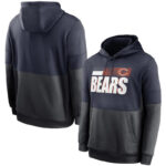 Officially Licensed NFL Team Logos Pullover Hoodie Chicago Bears Jersey Blue,Long Sleeve 3D Graphic Hooded Sweatshirt for Unisex america football hoodie merchandise