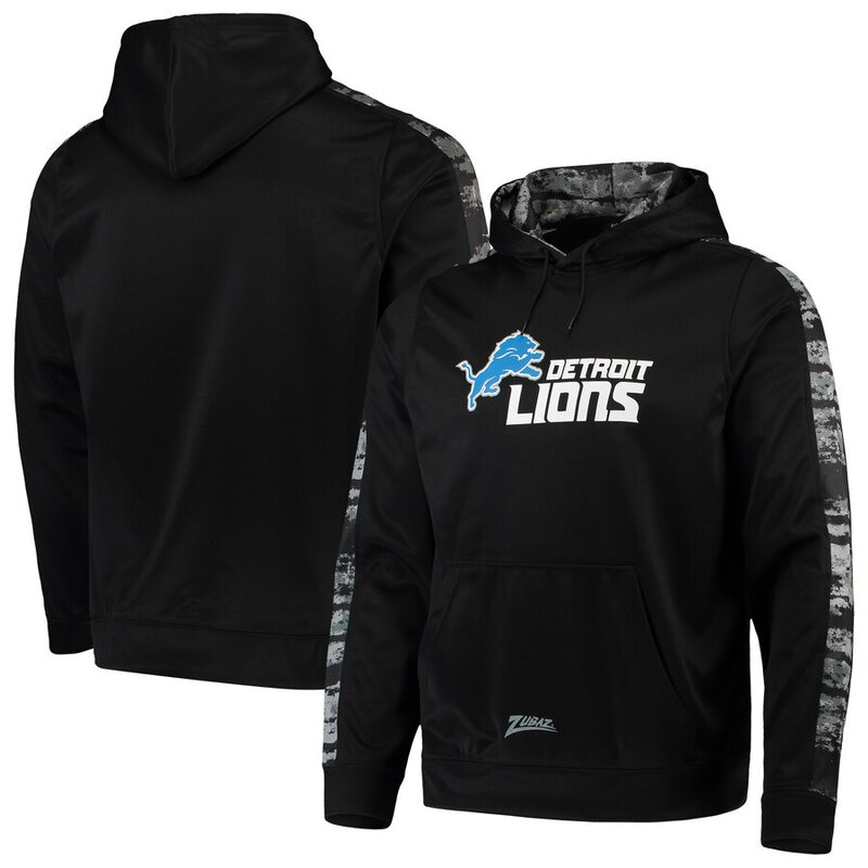 NFL Team Logos Pullover Hoodie Detroit Lions Gear Black,Classic Team Logo - Long Sleeve Unisex Adult Pullover Hoodie - Officially Licensed NFL Apparel