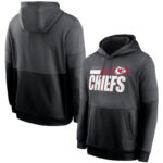 Officially Licensed NFL Team Logos Pullover Hoodie Kansas City Chiefs Jersey Black,Long Sleeve 3D Graphic Hooded Sweatshirt for Unisex america football hoodie merchandise