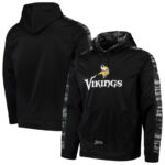 NFL Team Logos Pullover Hoodie Minnesota Vikings Gear Black,Classic Team Logo - Long Sleeve Unisex Adult Pullover Hoodie - Officially Licensed NFL Apparel