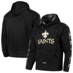 NFL Team Logos Pullover Hoodie New Orleans Saints Gear Black,Classic Team Logo - Long Sleeve Unisex Adult Pullover Hoodie - Officially Licensed NFL Apparel