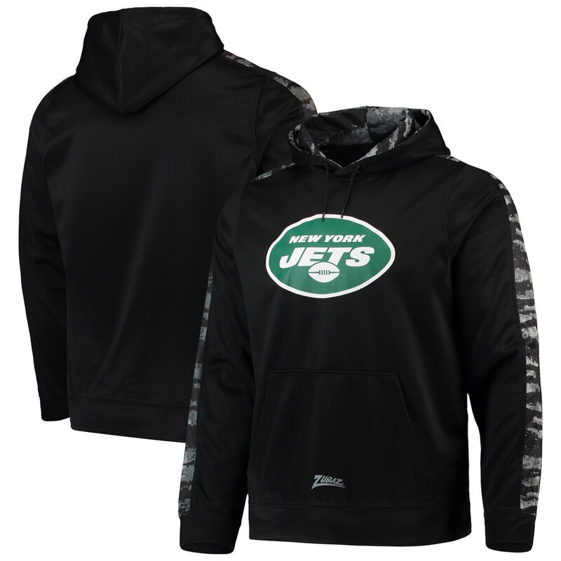 NFL Team Logos Pullover Hoodie New York Jets Gear Black,Classic Team Logo - Long Sleeve Unisex Adult Pullover Hoodie - Officially Licensed NFL Apparel