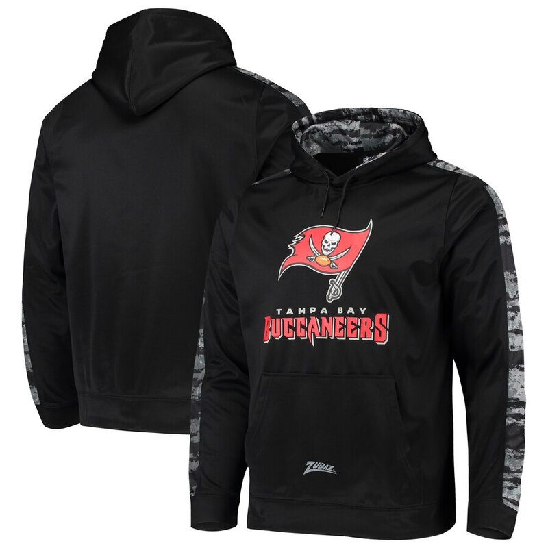 NFL Team Logos Pullover Hoodie Tampa Bay Buccaneers Gear Black,Classic Team Logo - Long Sleeve Unisex Adult Pullover Hoodie - Officially Licensed NFL Apparel