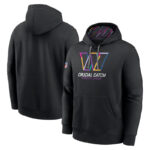 classic NFL fan gear Washington Commanders team logo 3D print pullover hoodie kangaroo pouch