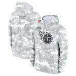 NFL Official licensed merchandise Tennessee Titans drawstring pullover Hoodie Camo Grey
