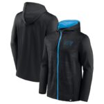 NFL Zip Hoodie Team Carolina Panthers Jersey Black