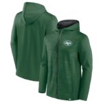 NFL Zip Hoodie Team New York Jets Jersey Green