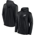 NFL Zip Hoodie Team Philadelphia Eagles Jersey Black