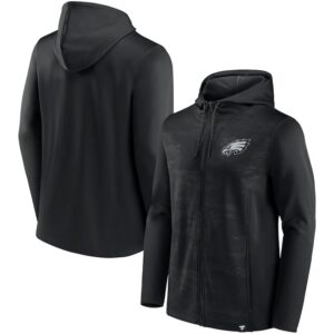 NFL Zip Hoodie Team Philadelphia Eagles Jersey Black