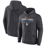 World Series Champions apparel - MLB 2024 World Series Champions Los Angeles Grey,long sleeve drawstring hooded baseball gear with front pockets