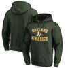 WZY_MLB_Oakland_Athletics_Baseball_Hoodie_Dark_Green_T3