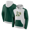 WZY_MLB_Oakland_Athletics_Baseball_Hoodie_Grey_Green_T20