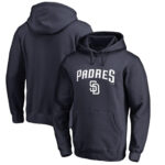 MLB San Diego Padres Apparel Gear - MLB San Diego Padres Hooded Sweatshirt Hoodie,long sleeve drawstring hooded baseball apparel with front pockets