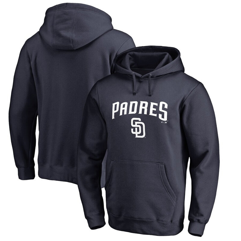 MLB San Diego Padres Apparel Gear - MLB San Diego Padres Hooded Sweatshirt Hoodie,long sleeve drawstring hooded baseball apparel with front pockets