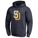 MLB San Diego Padres Apparel Gear - MLB San Diego Padres Pullover Hoodie,long sleeve drawstring hooded baseball apparel with front pockets