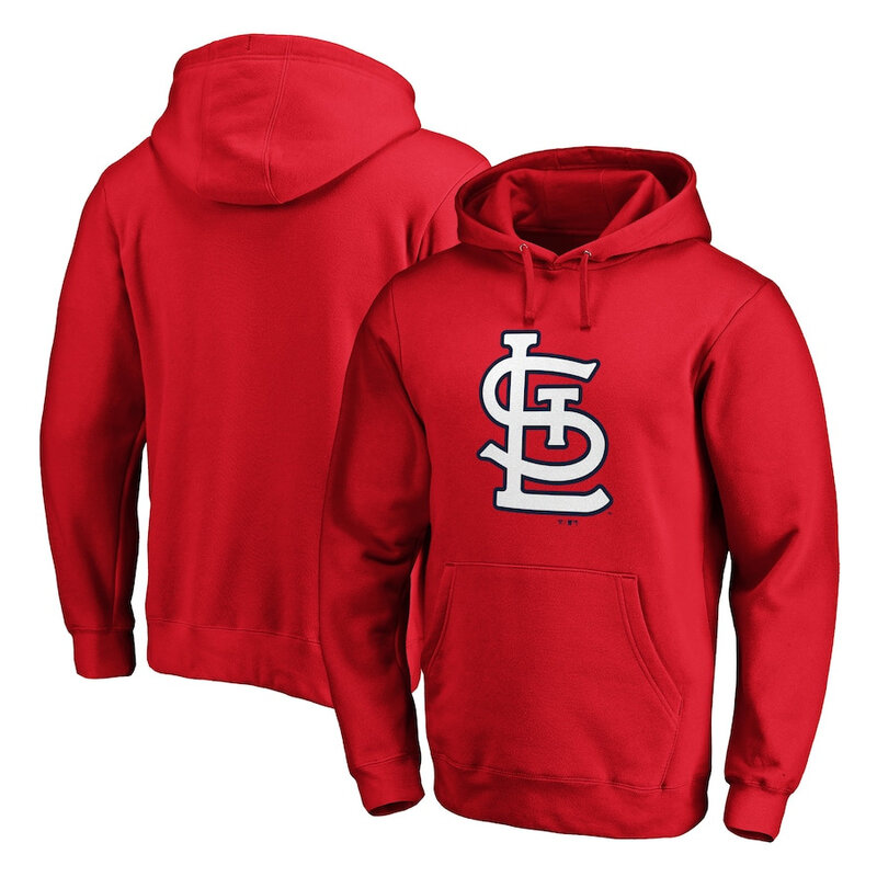 St. Louis Cardinals baseball Gear - MLB St Louis Cardinals Baseball Hoodie Red,long sleeve drawstring hooded baseball apparel with front pockets