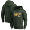 WZY_MLB_Team_Oakland_Athletics_Baseball_Hoodie_Dark_Green_T5